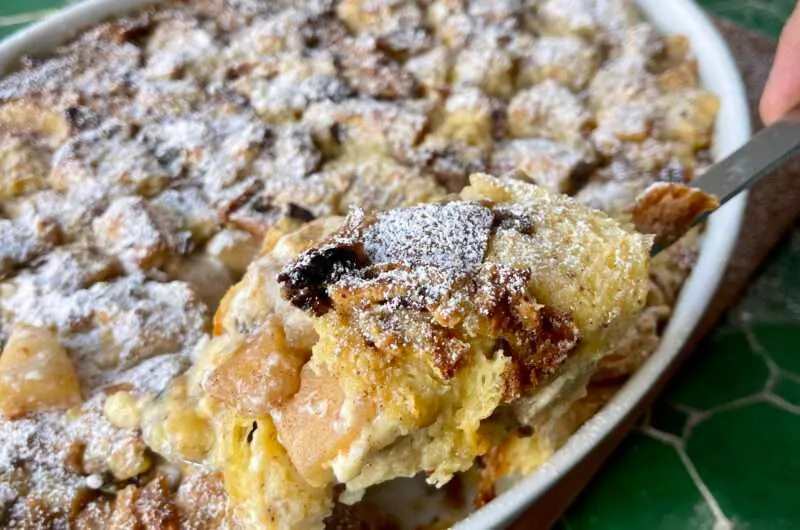 Apple Pie Panettone Pudding