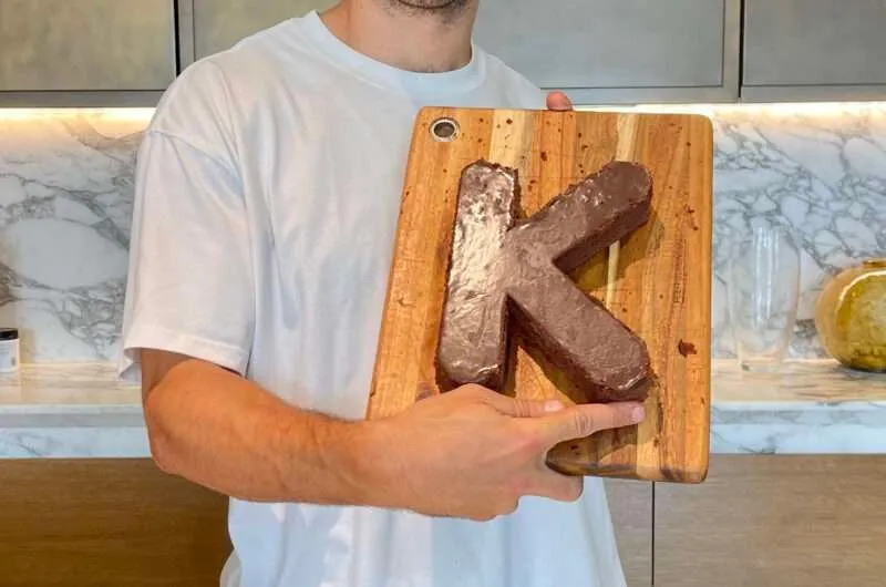 DIY Number Chocolate Cake