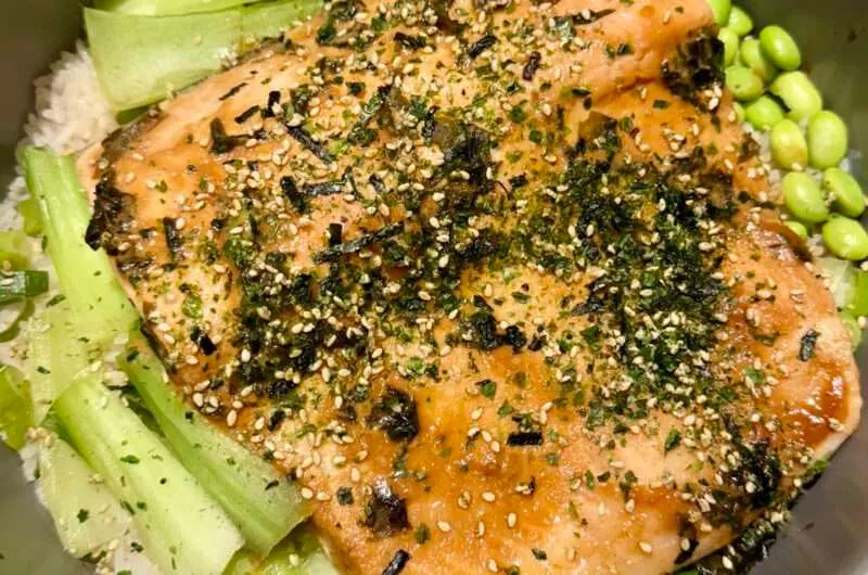 Rice Cooker Miso Salmon