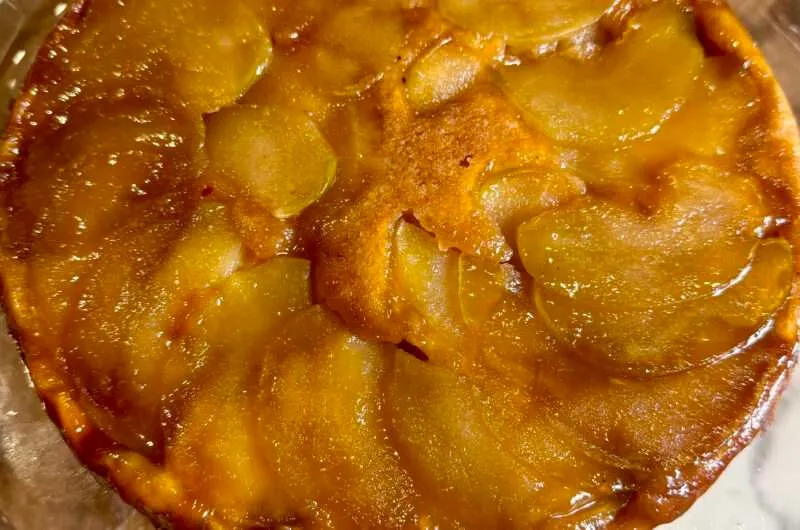 Spiced Apple Upside Down Cake