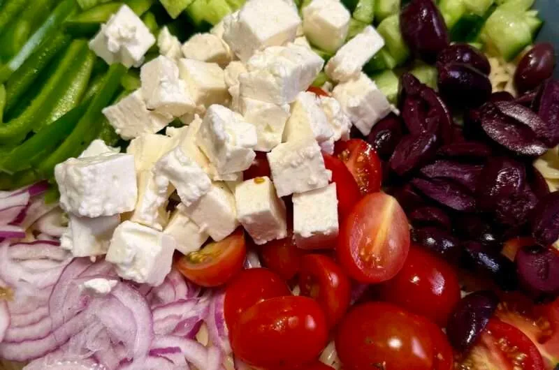 Greek Orzo Salad with Honey Dijon Dressing (risoni)