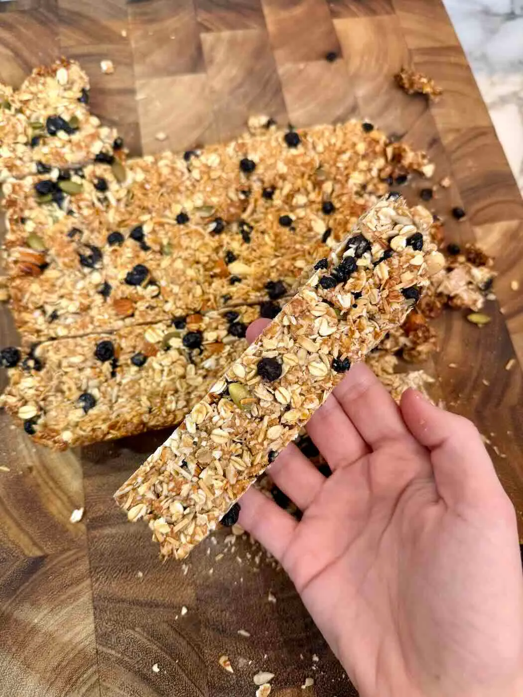 Blueberry Granola Bars