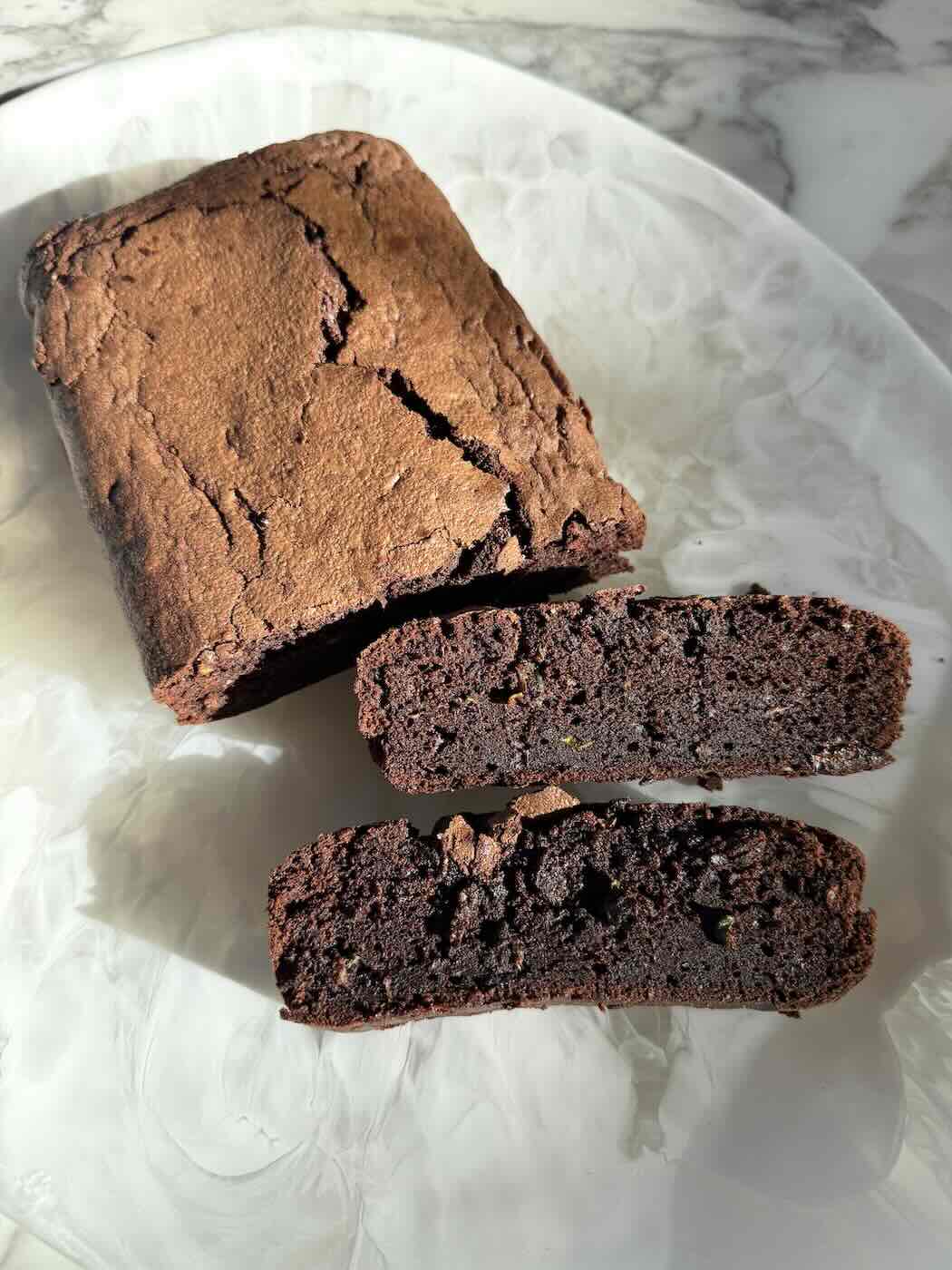 Dark Chocolate Zucchini Brownies
