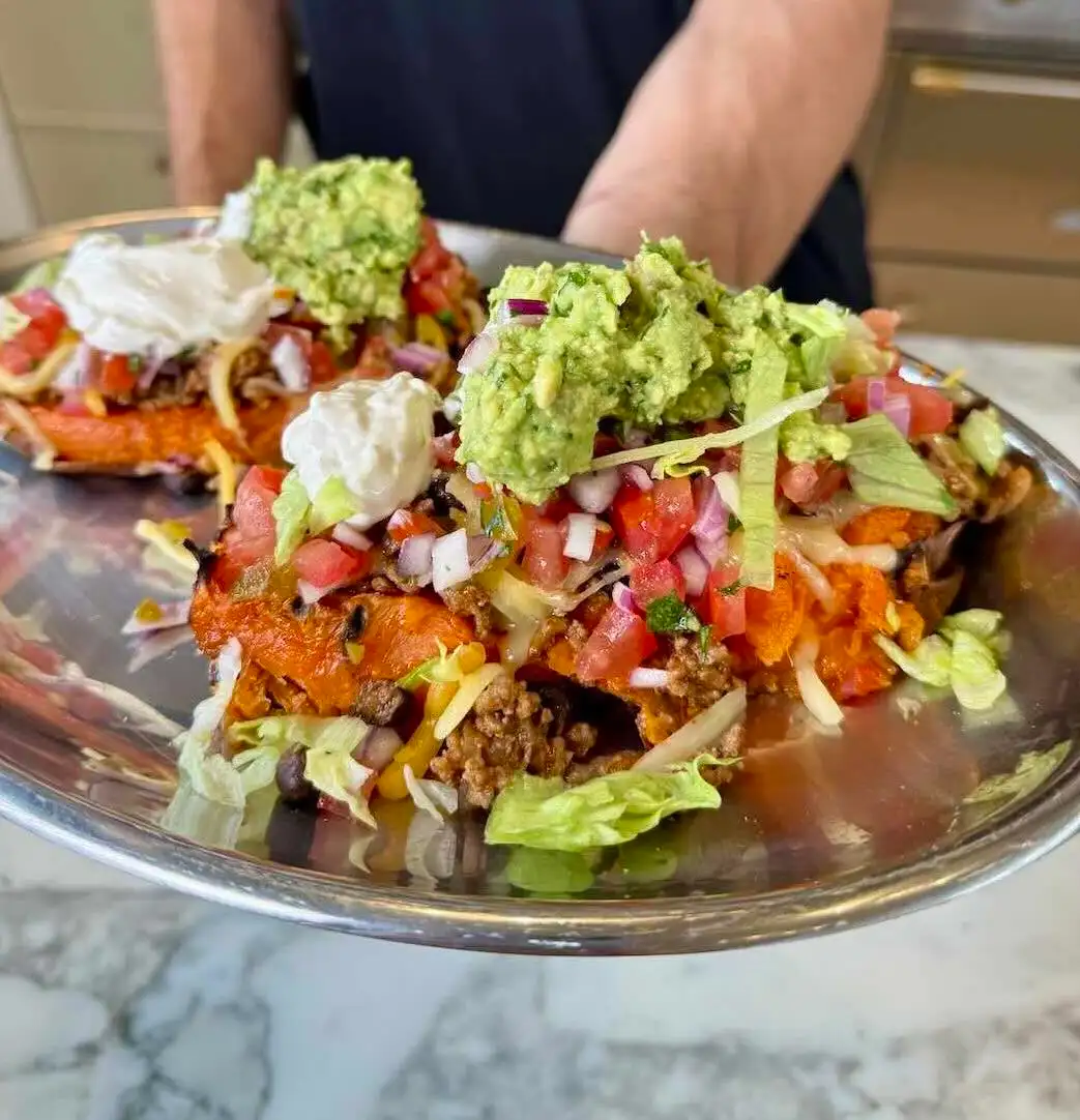 Taco-Stuffed Sweet Potatoes
