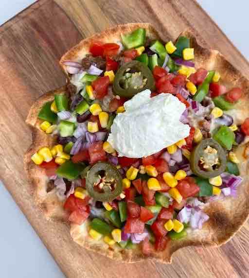 Healthy Beef Tortilla Bowls