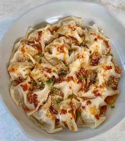 No Fold Pan Fried Pork Dumplings