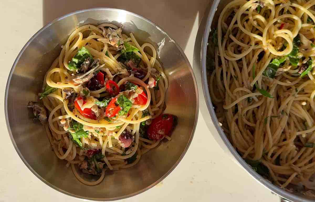 Sardine Pasta with Crispy Breadcrumbs