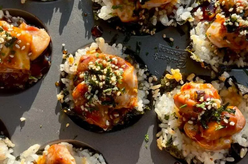 Teriyaki Chicken Sushi Muffins