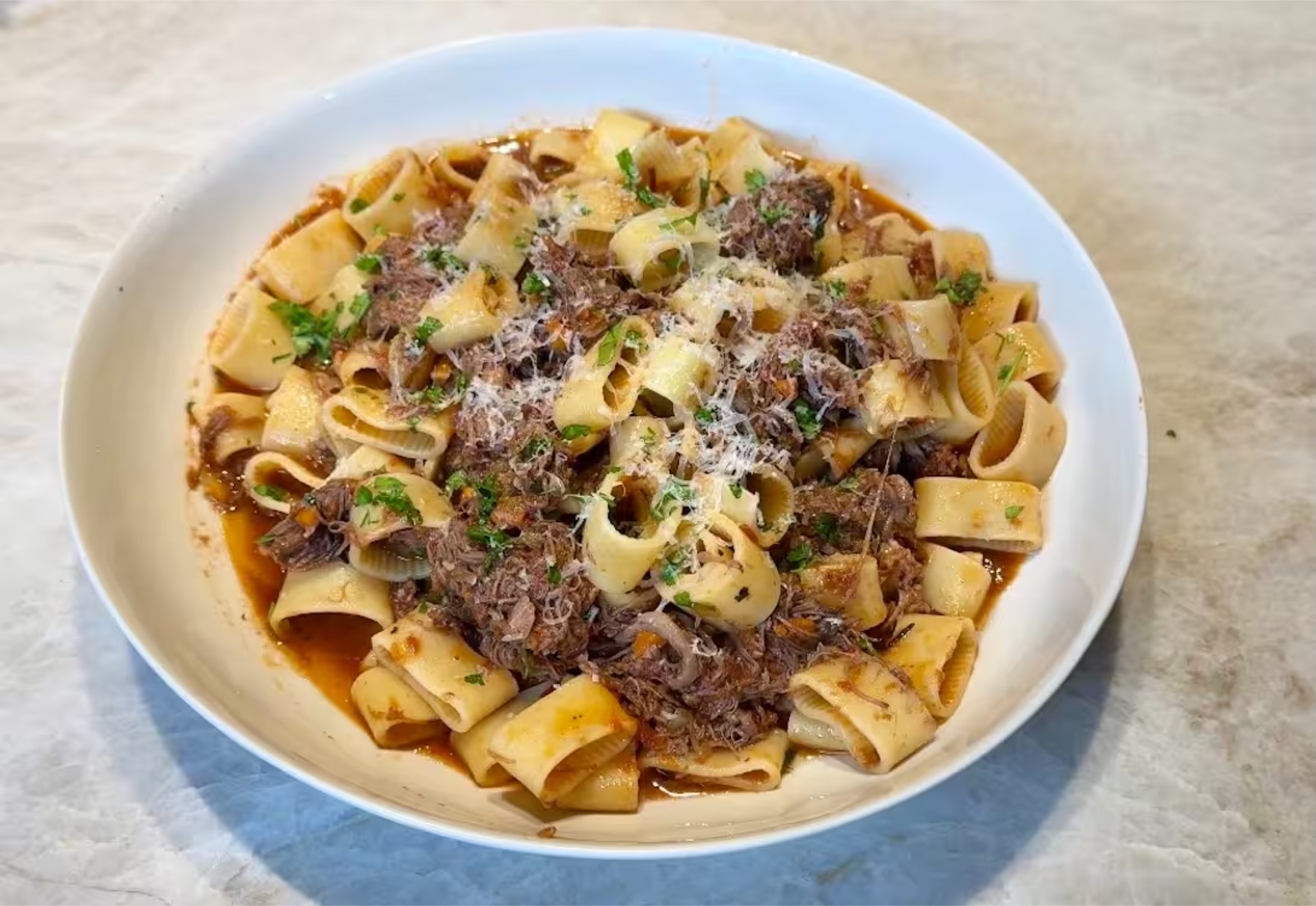 Slow Cooker Short Rib Pasta
