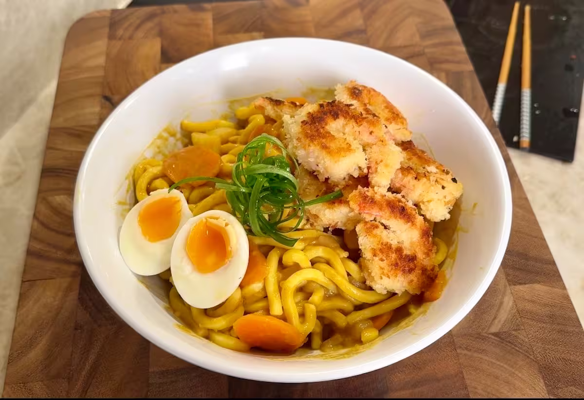 Prawn Katsu Curry Udon
