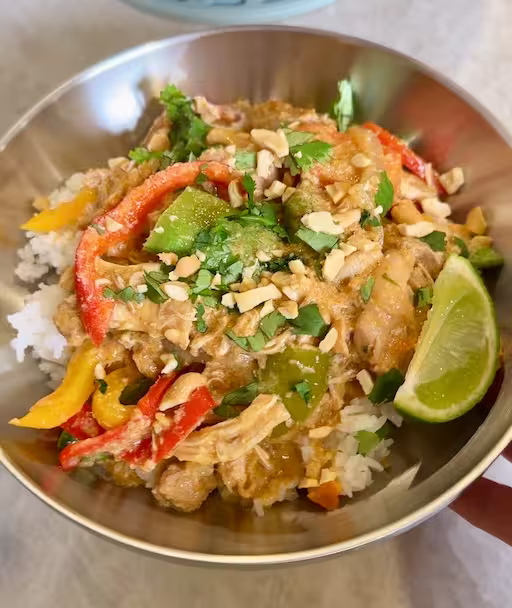 Slow Cooker Satay Chicken