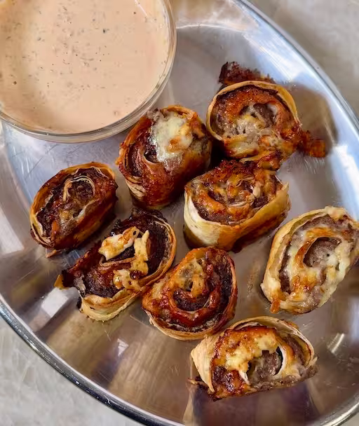 Crispy Big Mac Pinwheels
